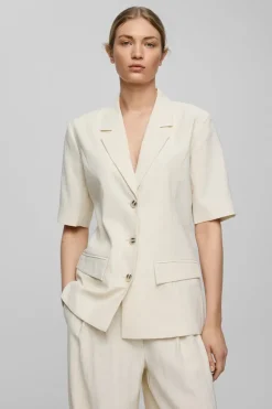 Dames blazer ecru
