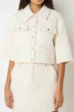 Dames blazer ecru