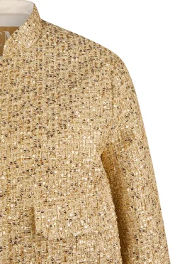 Dames blazer goud