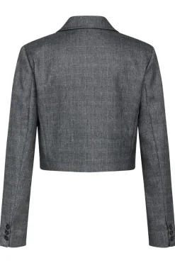 Dames blazer grijs