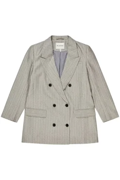Dames blazer grijs