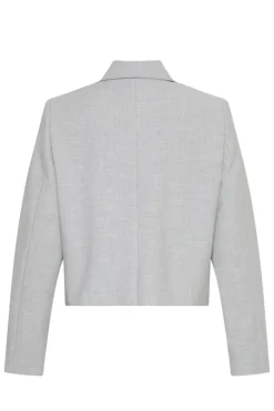 Dames blazer grijs