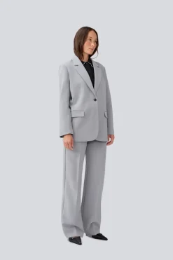 Dames blazer grijs