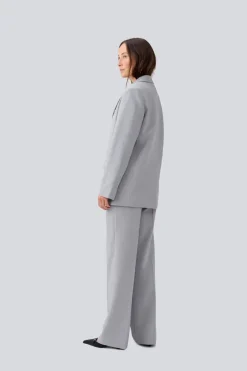 Dames blazer grijs