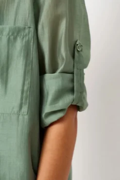 Dames blazer groen