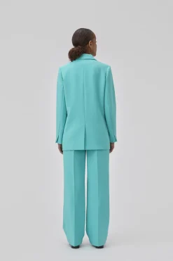 Dames blazer groen