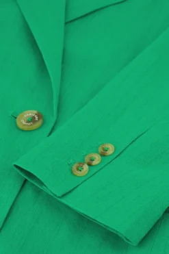 Dames blazer groen