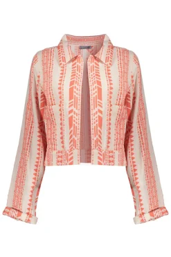 Dames blazer oranje