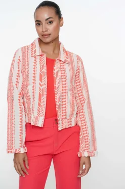 Dames blazer oranje