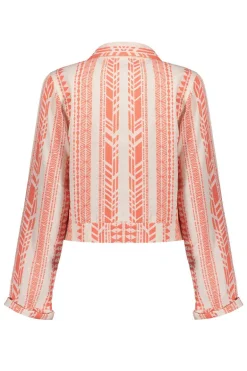 Dames blazer oranje