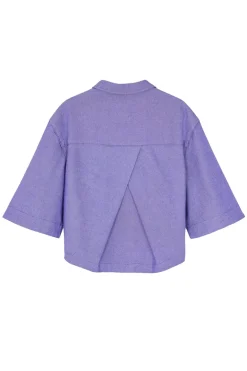Dames blazer paars