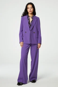 Dames blazer paars