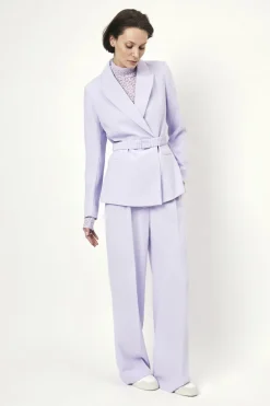 Dames blazer paars