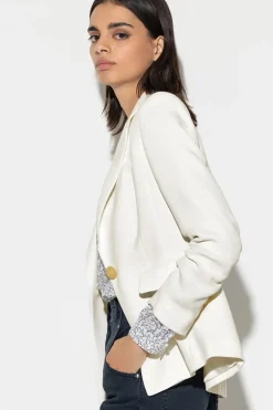 Dames blazer wit