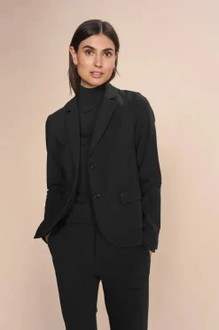 Dames blazer zwart