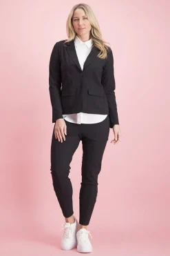 Dames blazer zwart