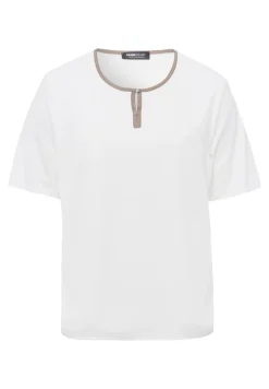 Dames blouse korte mouw bruin