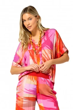 Dames blouse korte mouw diversen