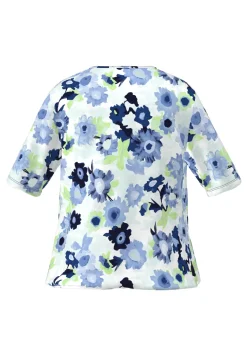 Dames blouse korte mouw groen