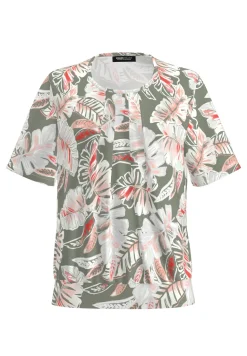 Dames blouse korte mouw rood