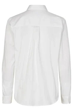 Dames blouse lange mouw ecru