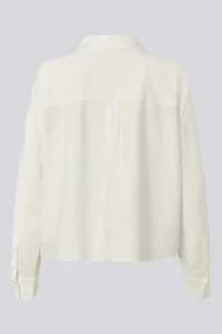 Dames blouse lange mouw ecru
