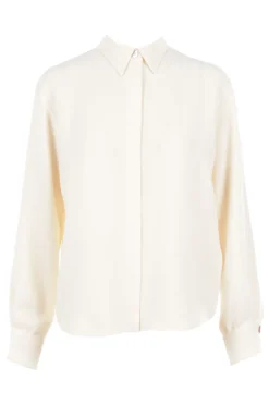 Dames blouse lange mouw ecru