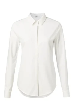 Dames blouse lange mouw ecru