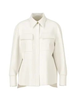 Dames blouse lange mouw ecru