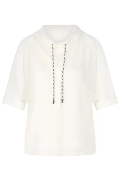 Dames blouse lange mouw ecru