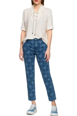 Dames blouse lange mouw ecru
