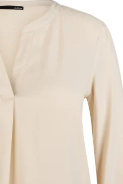 Dames blouse lange mouw ecru