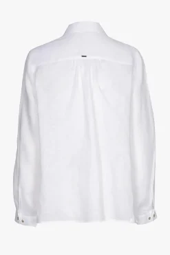 Dames blouse lange mouw ecru