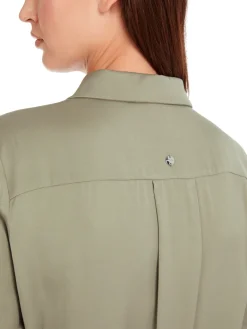 Dames blouse lange mouw groen