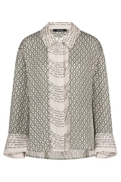 Dames blouse lange mouw groen