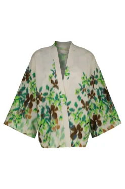Dames blouse lange mouw groen