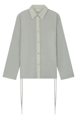 Dames blouse lange mouw groen