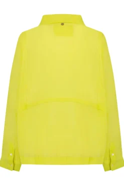 Dames blouse lange mouw geel