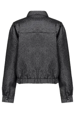 Dames blouse lange mouw grijs