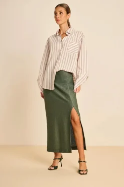 Dames blouse lange mouw rose