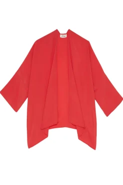 Dames blouse lange mouw rood