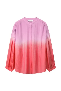 Dames blouse lange mouw rood