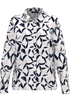 Dames blouse lange mouw rood