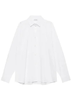 Dames blouse lange mouw wit