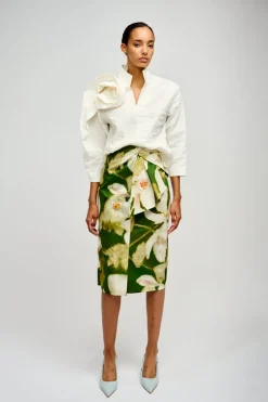Dames blouse lange mouw wit