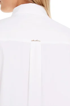 Dames blouse lange mouw wit