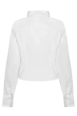Dames blouse lange mouw wit