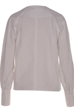 Dames blouse lange mouw wit