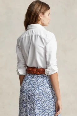 Dames blouse lange mouw wit