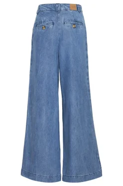 Dames broek blauw